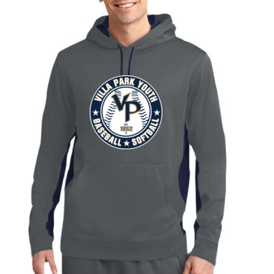 Sport Wick ® Fleece Colorblock Hooded Pullover  Thumbnail