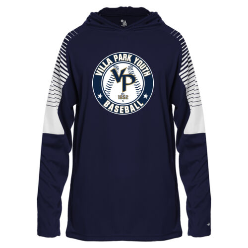 Badger - Youth Lineup Hooded Long Sleeve T-Shirt  Thumbnail